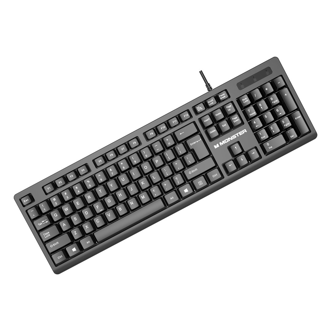 Set - Tastierë + Maus (2N1) MONSTER KM1 NEW-CBK