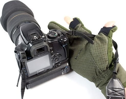 Doreza outdoor Stealth Gear SGGLM, madhësia M, mikrofibër poliestër, jeshile olive