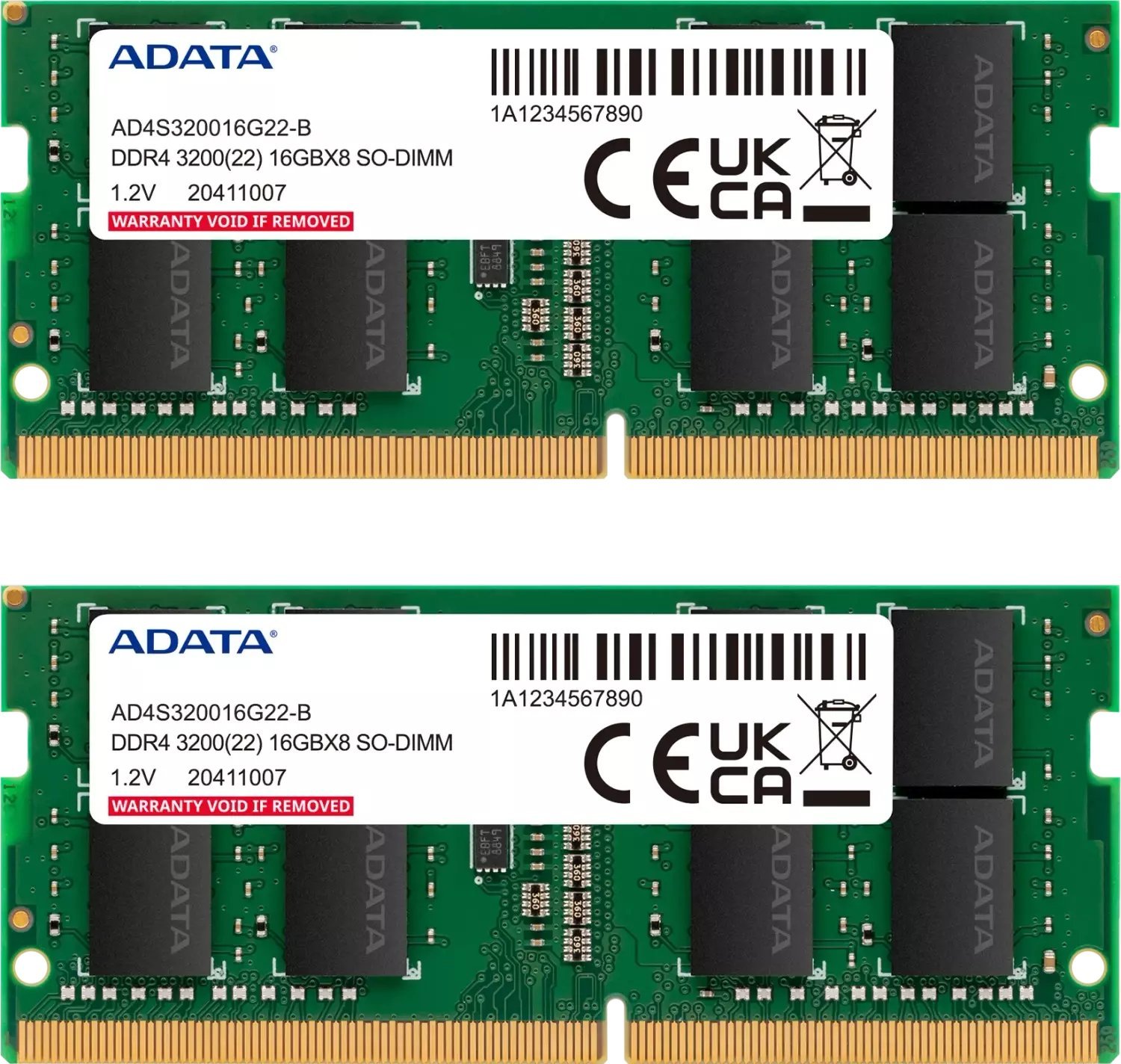 Memorie RAM ADATA Premier AD4S32008G22, 16GB DDR4 3200MHz, 2 x 8GB, e gjelbër