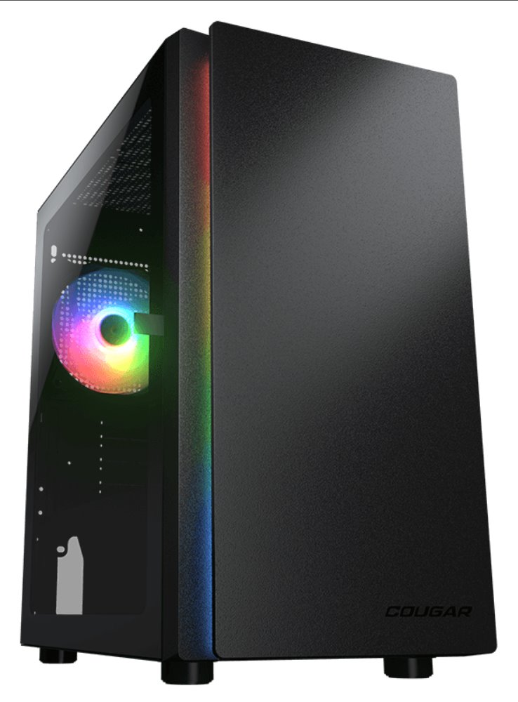 Kasë COUGAR Purity RGB Black Mini Tower, e zezë