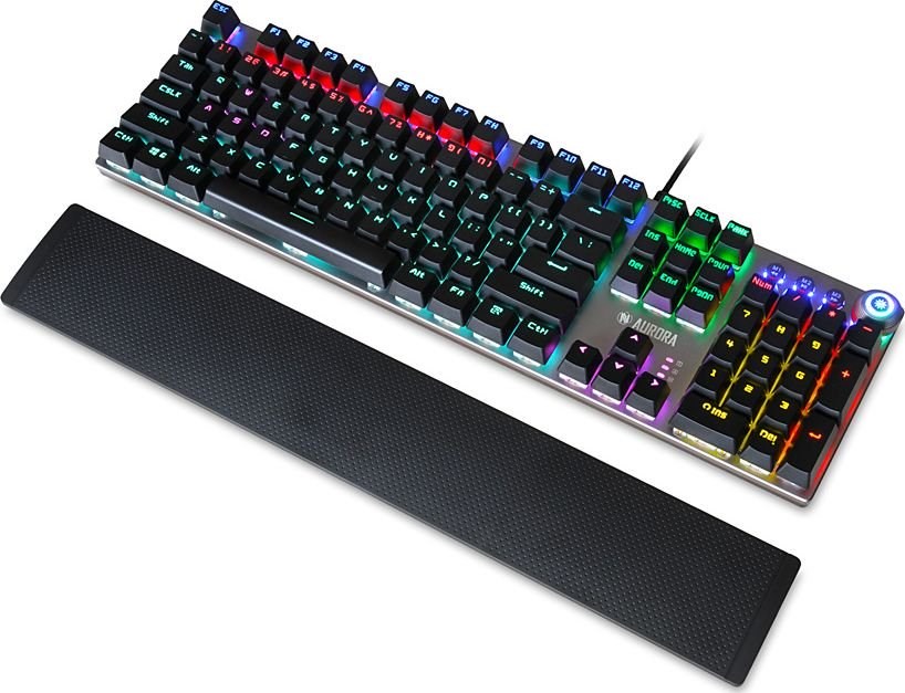 Tastierë iBOX Aurora K-3, USB, e hirtë