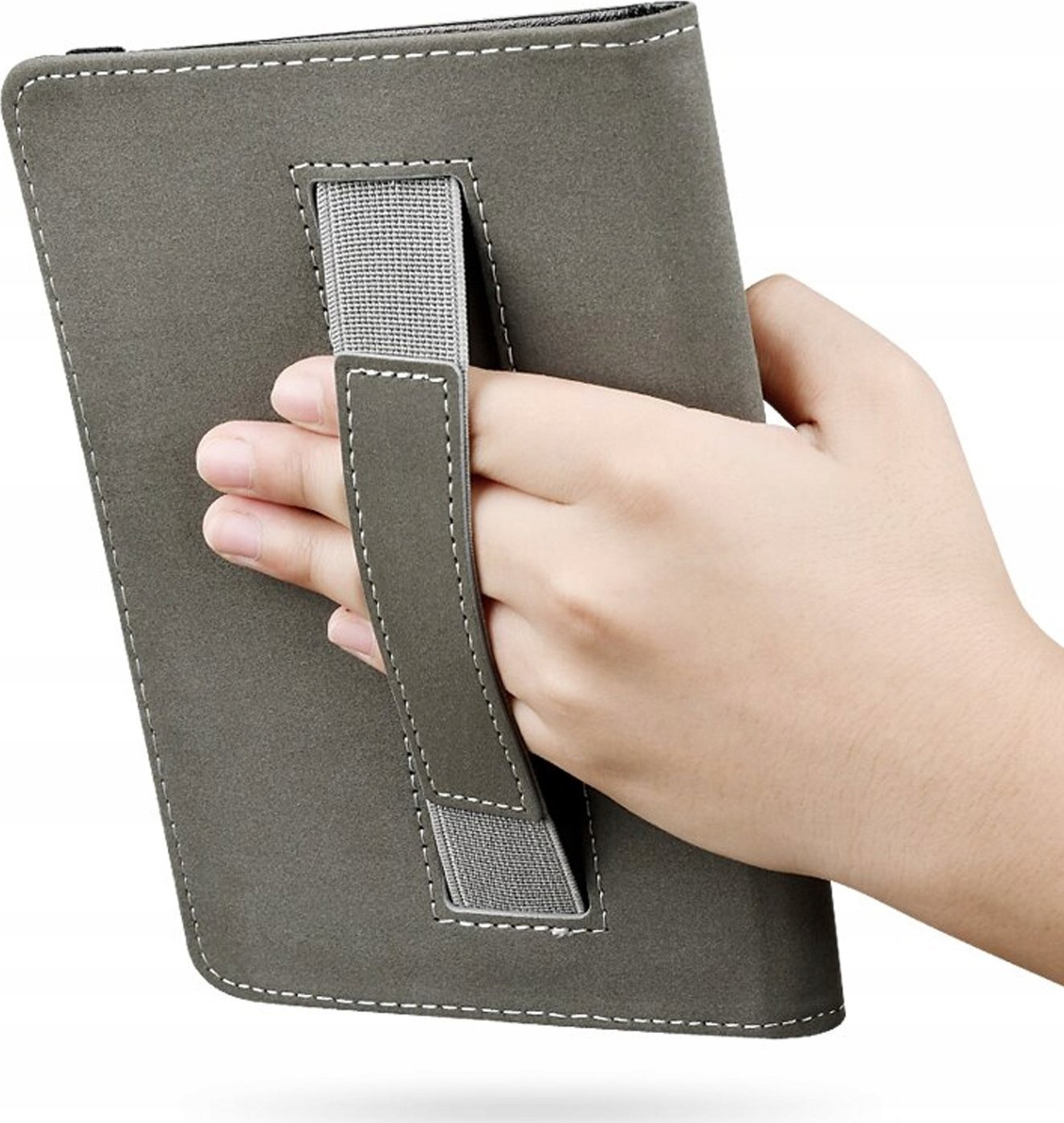 Mbulesë me dorezë për Kindle Paperwhite 6", lëkurë eco, funksion ndezje automatike, e zezë