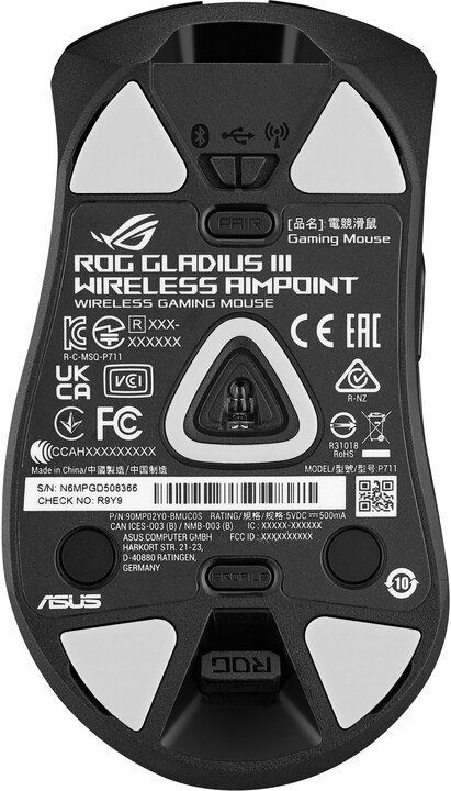 Maus ASUS ROG Gladius III Wireless AimPoint, i zi