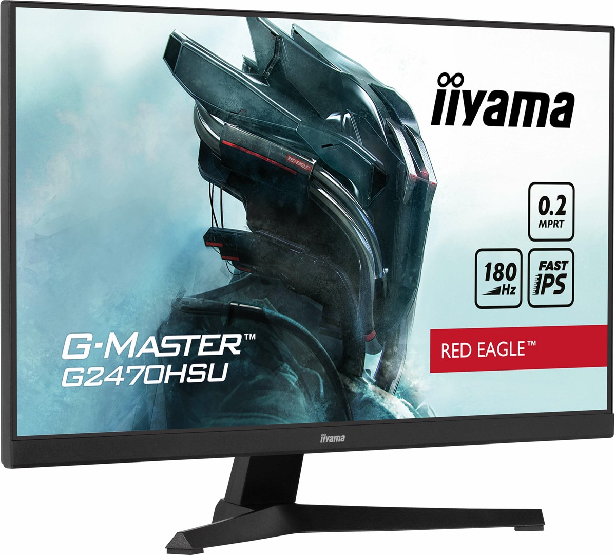 Monitor iiyama G-MASTER G2470HSU-B6, 23.8", 1920 x 1080, 180 Hz, i zi