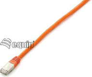 Kabllo patchcord Equip Cat6a, S / FTP, 15 m, e portokalltë