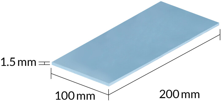 Pad termik Arctic TP-3, 200x100x1.5mm, 2 copë