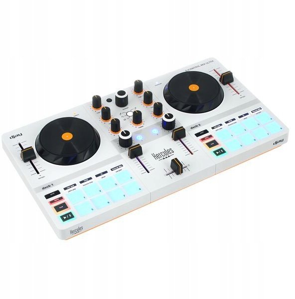 Kontrollues DJ Hercules MIX ULTRA, Bluetooth, portabël, i bardhë