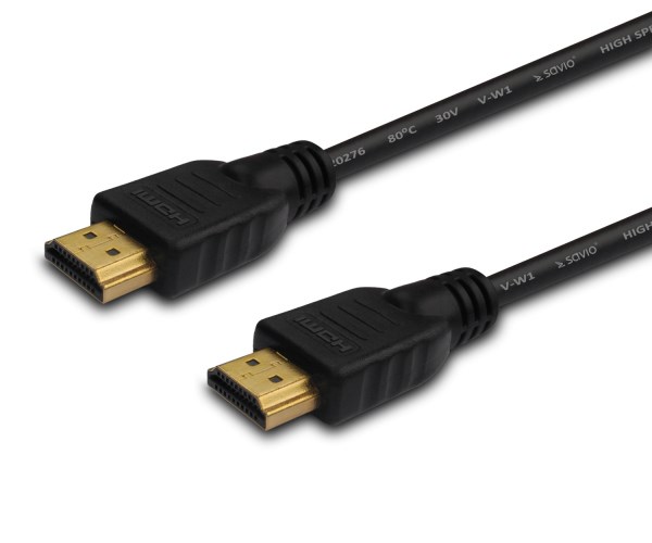Kabllo HDMI SAVIO CL-38, 15m, 4K, e zezë