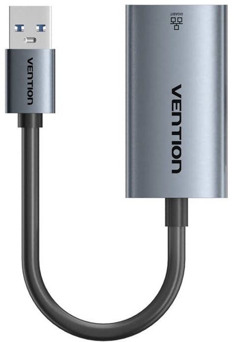 Adapter rrjeti Vention USB A në Gigabit Ethernet, 0.15m, gri