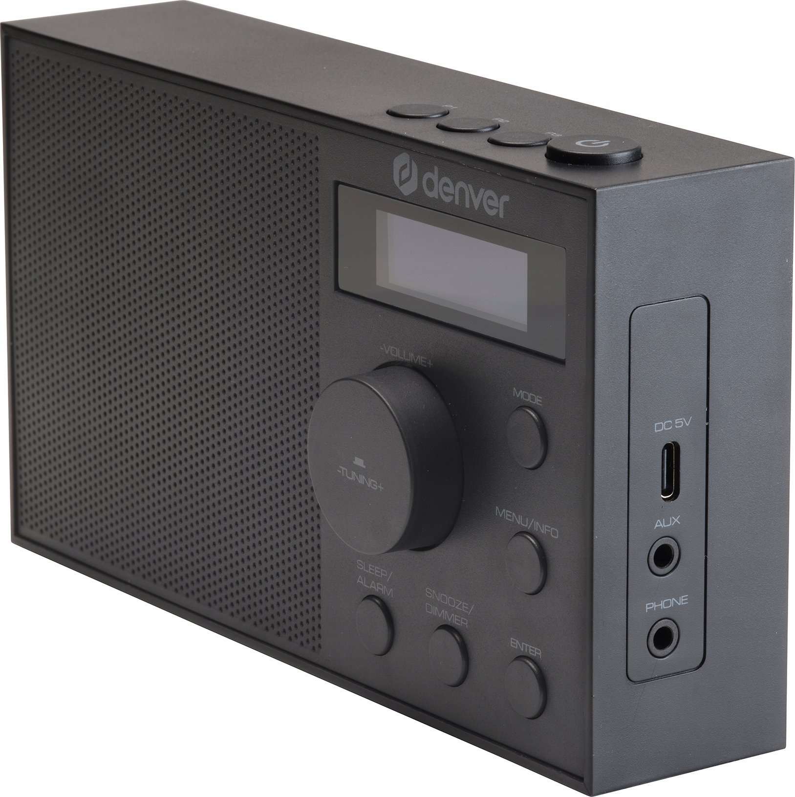Radio tavoline Denver DAB-51B, DAB+, FM, USB, e zezë