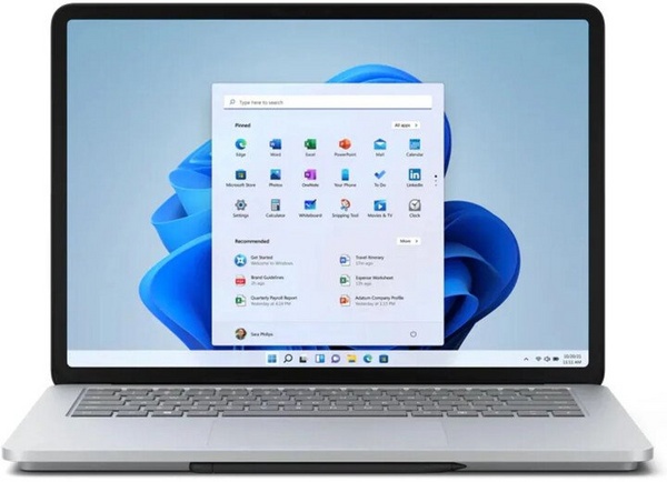 [OUTLET] Laptop Microsoft Surface Laptop Studio, 14.4", Intel Core i7, 32GB RAM, 2TB SSD, NVIDIA GeForce RTX 3050, platin