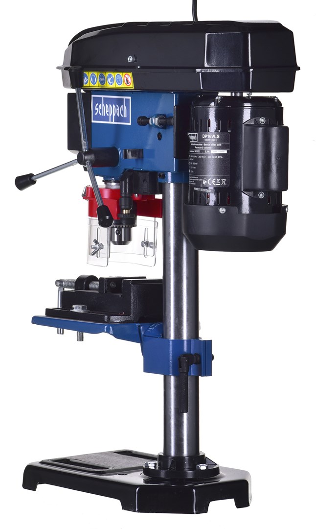 Makinë shpimi stacionare Scheppach DP16VLS, 500W, 5 shpejtësi, me lazer
