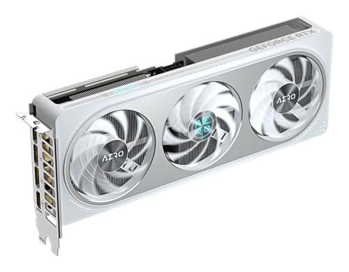 Kartë grafike GIGABYTE GeForce RTX 5060 Ti AERO OC, 8GB GDDR7, PCI-E 5.0, e bardhë
