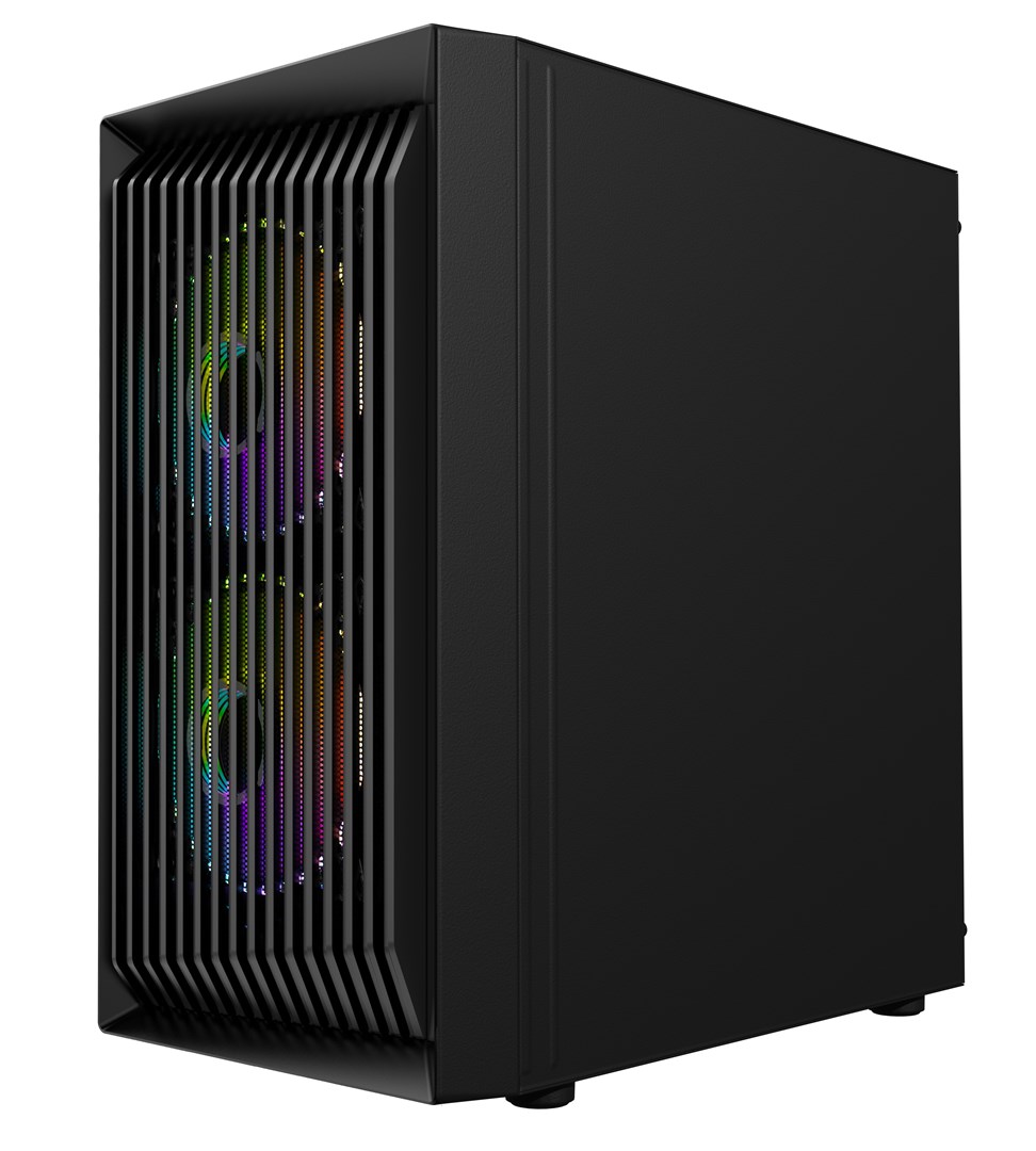 Kutia kompjuterike Logic Concept Atos, Micro ATX, ARGB, e zezë