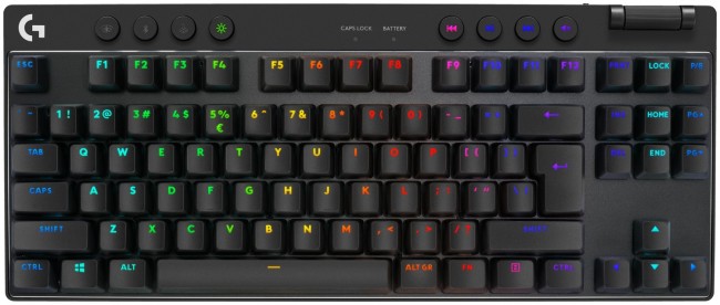 Tastierë Logitech PRO X TKL Lightspeed GX Brown (920-012136), e zezë