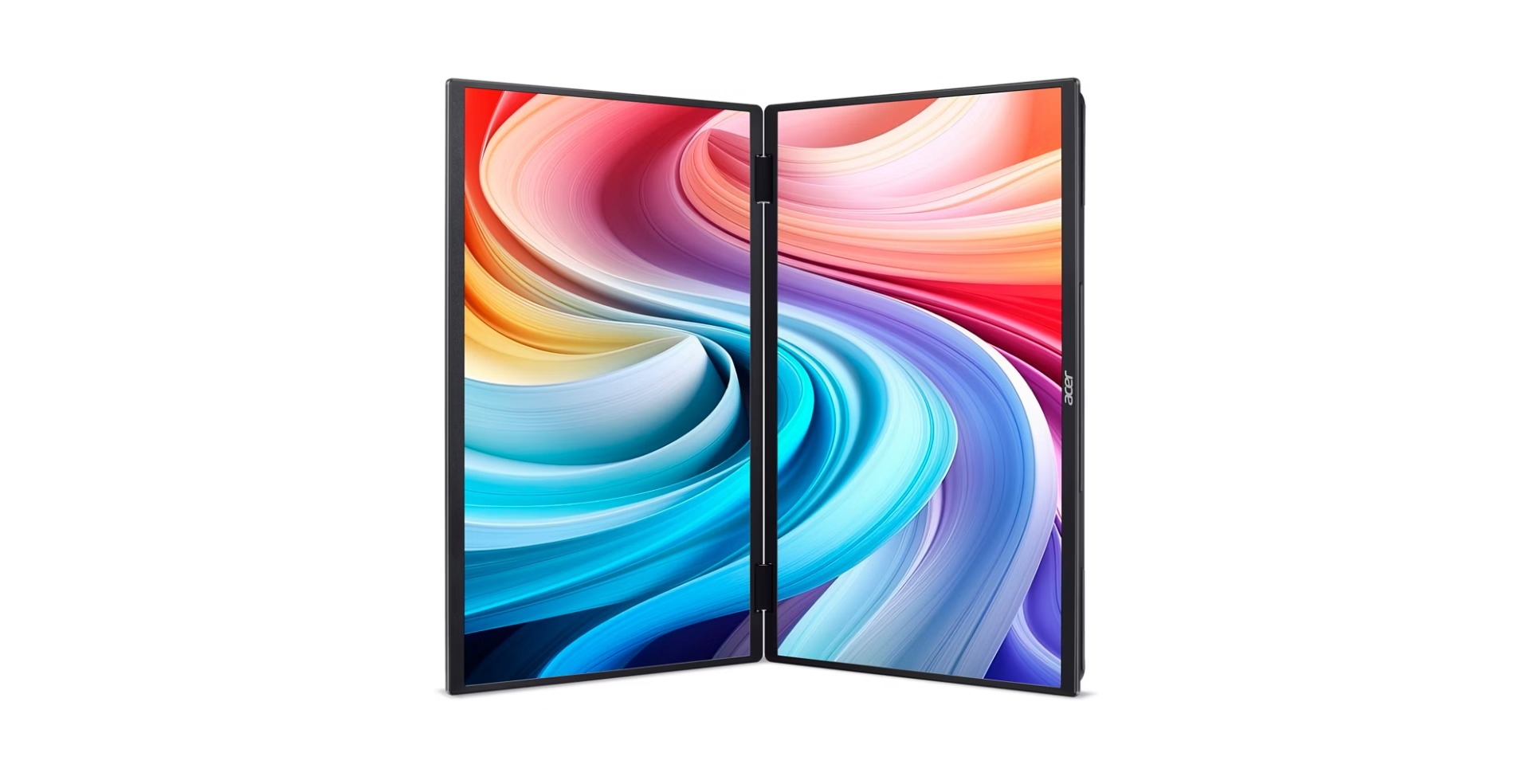 Monitor portativ Acer PD3 PD163Q, 15.6" FHD, dy ekrane, e zezë