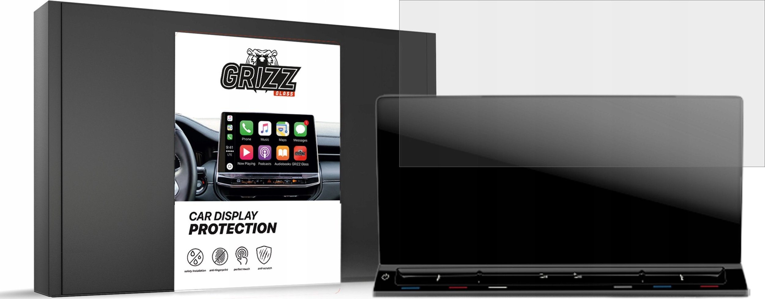 Film mbrojtës ekran anti gjurmë për Volkswagen Golf 8 GTI Discover Pro 2021 2024, matte, transparent