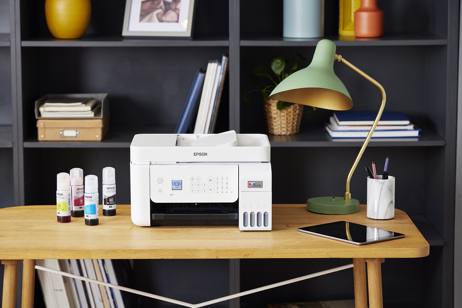 Printer multifunksional Epson L5296, Inkjet, i bardhë