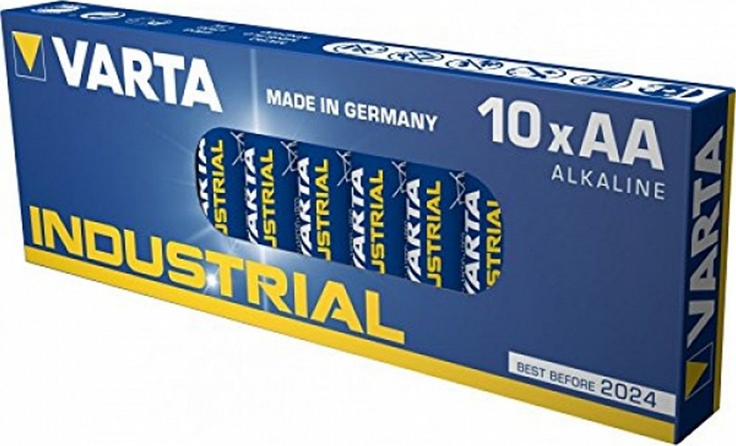 Bateri alkaline Varta 4106 AA, paketim 10 copë, blu
