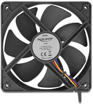Ventilator PC Delock axial, 120mm 24V DC, i zi