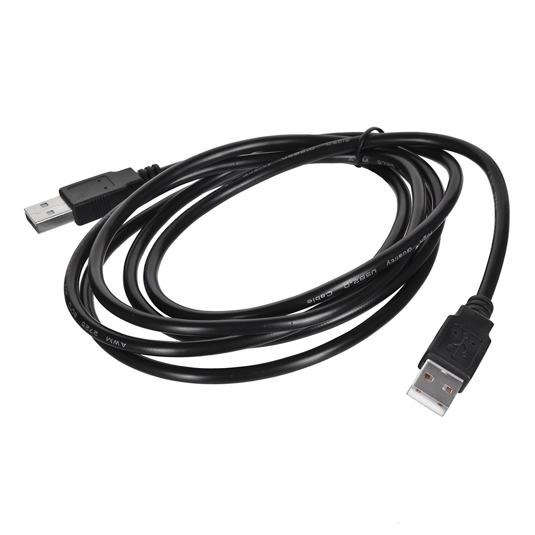 Kabllo Lanberg, USB-A / USB-A, 1.8 m, e zezë
