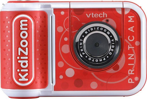Aparat digjital për fëmijë VTech KidiZoom, me printim fotografish, i kuq