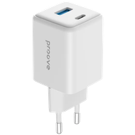 Karikues muri Proove Pocket, 45W, me USB dhe Type-C, i bardhë