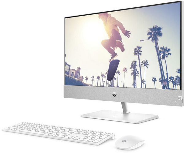 [OUTLET] Kompjuter HP Pavilion 24-ca0001nc, 23.8" Full HD, AMD Ryzen 7, 16GB RAM DDR4, 1TB SSD, AMD Radeon Graphics, i bardhë