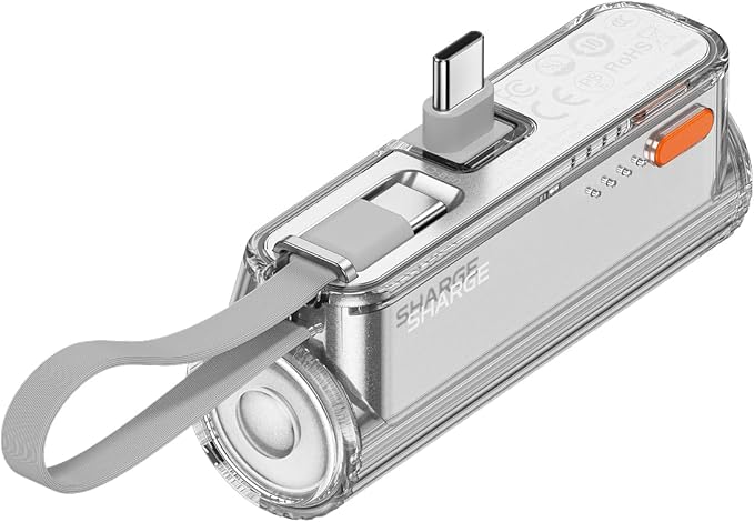 Powerbank SHARGE Flow Mini 2, 5000mAh, i argjendtë