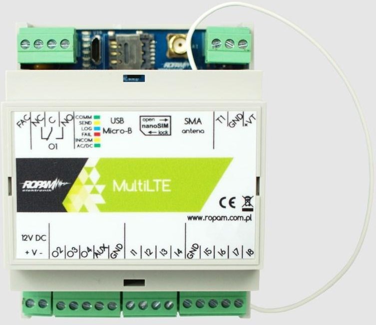 Модул за нотификации Ропам MULTILTE RF D4M, за сигурносни системи