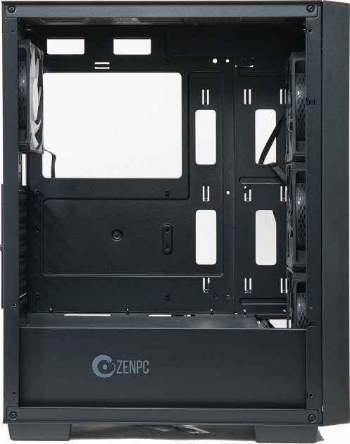 Kuti kompjuteri ZENPC Wooder TG, ATX mid tower, xham i temperuar, e zezë