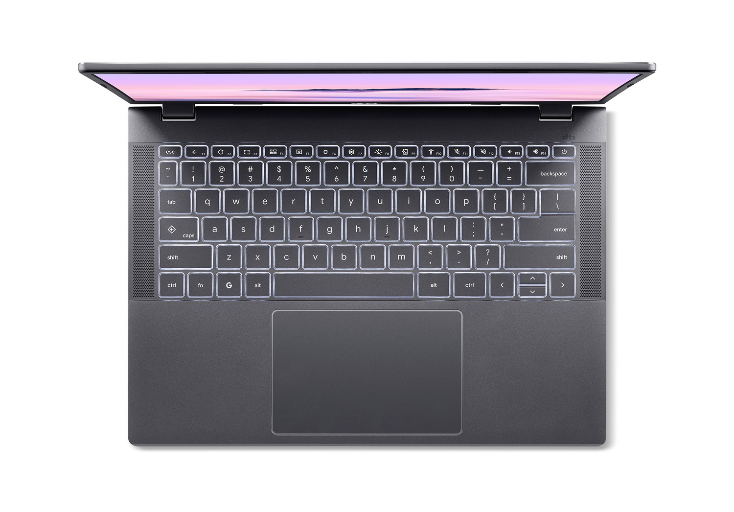 Laptop Acer Chromebook Plus 514 CB514 5HT 503H, 14" WUXGA prekje, 16GB RAM 256GB SSD, gri