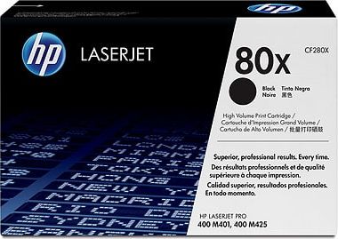 Toner HP 80X CF280XD, paketim dupleks, rendiment i lartë, i zi