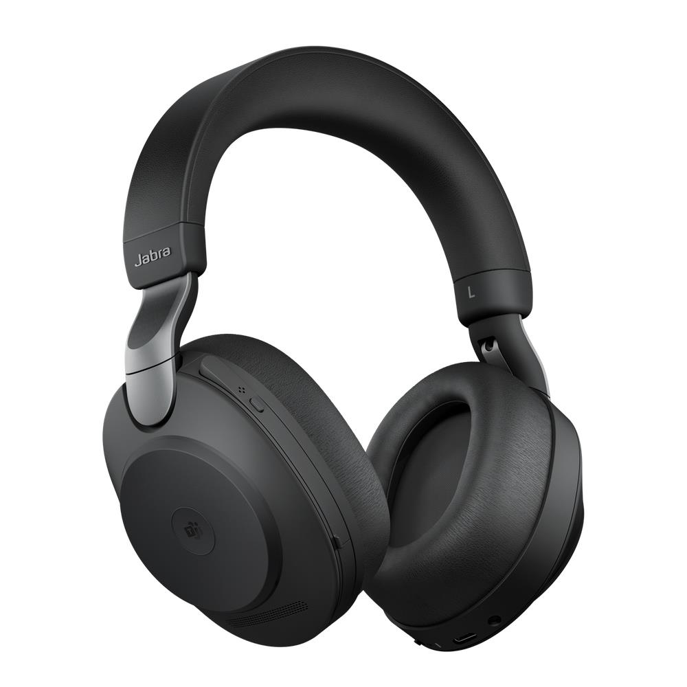 Headset Jabra Evolve2 85, USB C, Stereo, me bazë karikimi, i zi