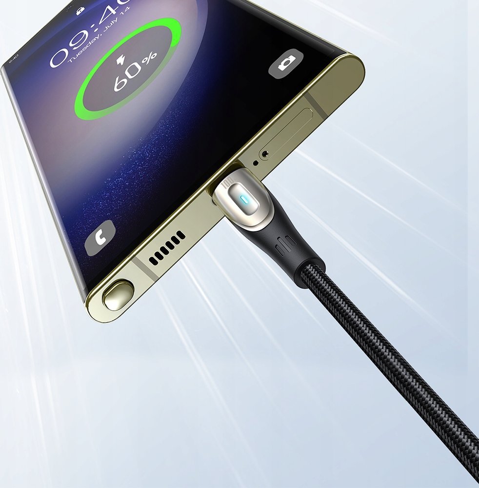 Kabllo USB C në USB C Joyroom Star Light SA27 CC5, 100W, 1.2m, e zezë