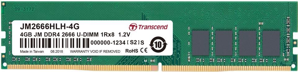 Memorie Transcend JetRam, DDR4, 4 GB, 2666 MHz, JM2666HLH-4G