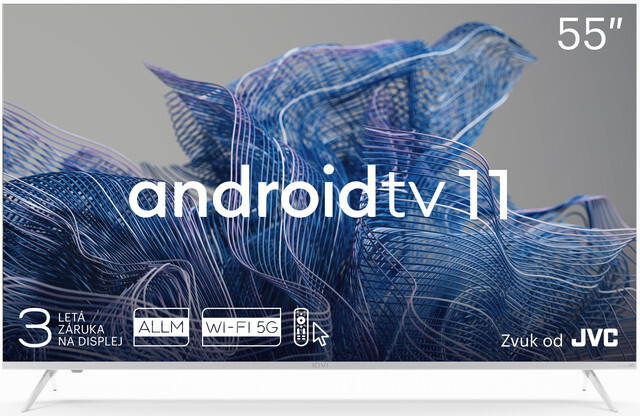 Televizor KIVI 55U750NW, 55" (140cm), 4K UHD, i bardhë
