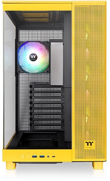 Kuti kompjuteri Thermaltake View 380 XL TG ARGB, Mid Tower, xham i temperuar, e zezë