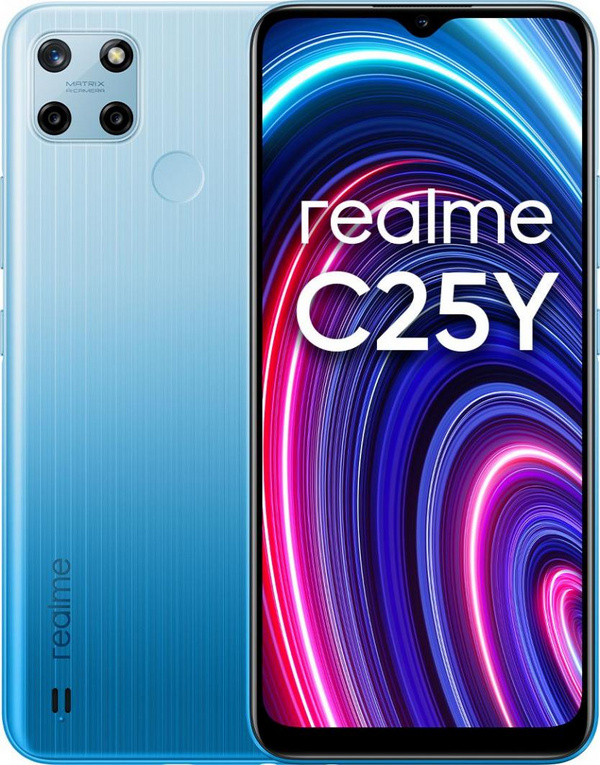 Celular Realme C25Y, 4/128GB, 6.5", Dual SIM, i kaltër