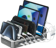 Karikues USB 4smarts Team, 100W, 5x USB C 1x USB A, i zi