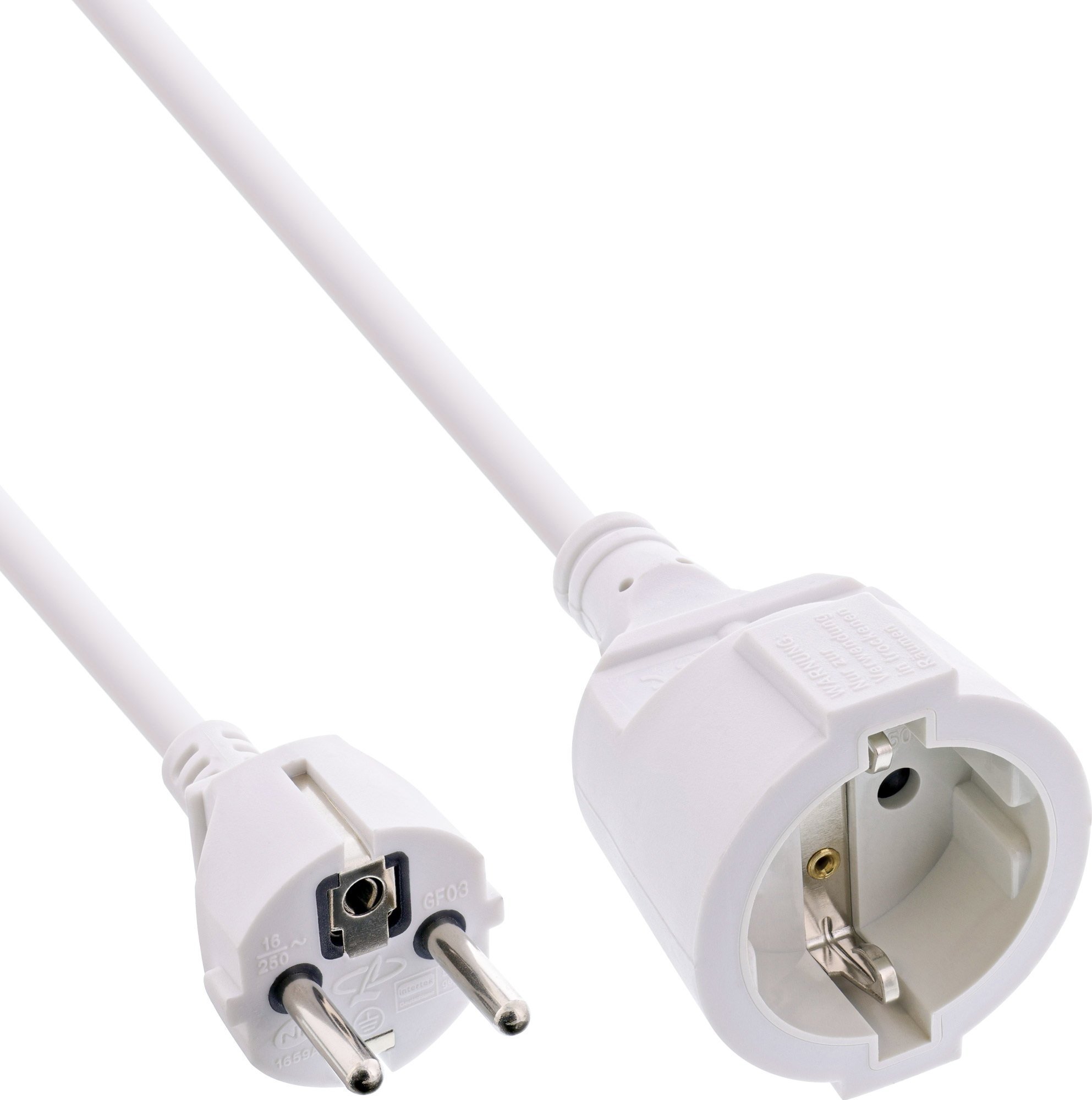 Zgjatës energjie InLine Type F, 15m, 230V, i bardhë
