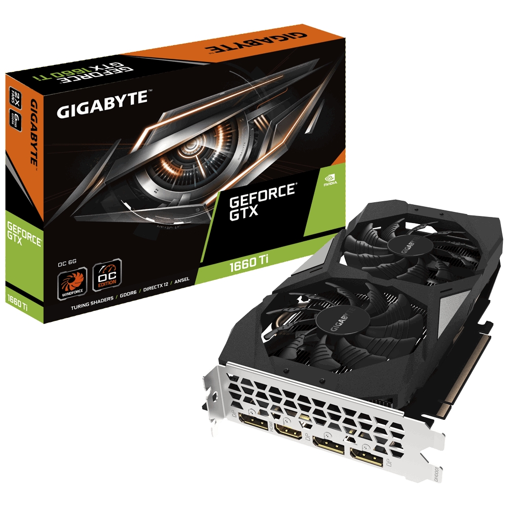 Kartë grafike Gigabyte GeForce GTX 1660 Ti OC 6G GDDR6