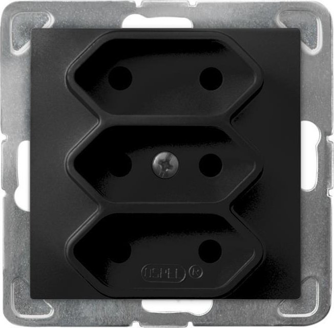 Prizë trefishe Ospel IMPRESJA GP-3Y/m/33, montim nën mur, black metallic