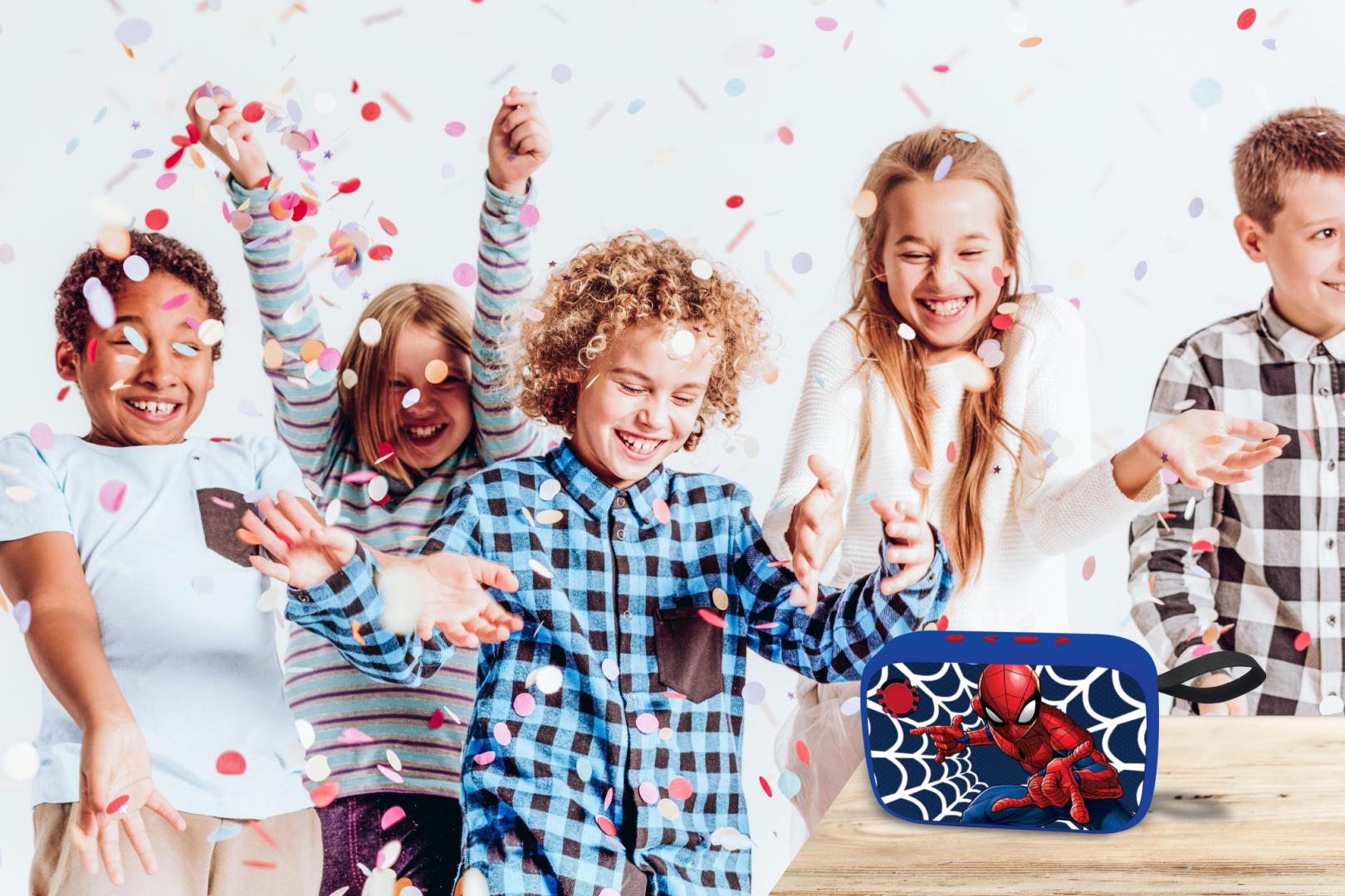 Altoparlant Bluetooth Lexibook Spider-Man, portativ, me mikrofon, shumëngjyrësh