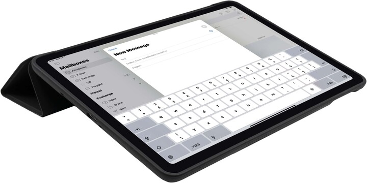 Këllëf FIXED Padcover për Apple iPad 10.9" (2022), mbështetje Sleep and Wake, i zi