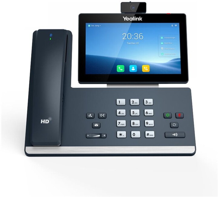 Telefon me kamerë YEALINK SIP-T58W Pro, i zi