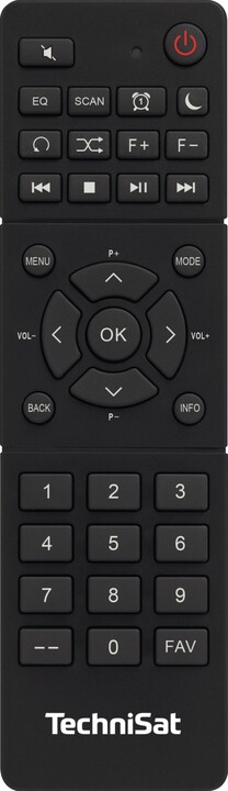 Radio TechniSat DigitRadio 10 C, e zezë