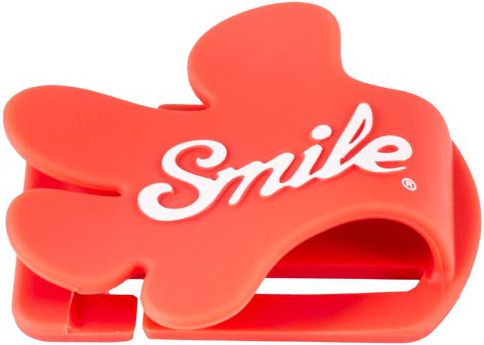 Kllips për kapak objektivi Giveme5 Smile, kompakt, i kuq