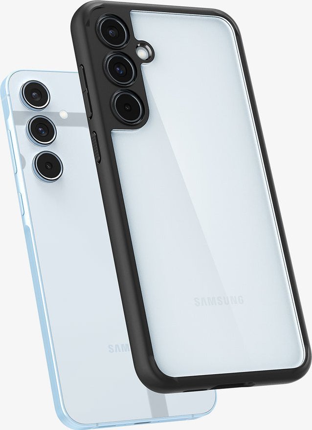 Mbulesë telefoni Spigen Ultra Hybrid, Samsung Galaxy A55 5G, matte black, transparente