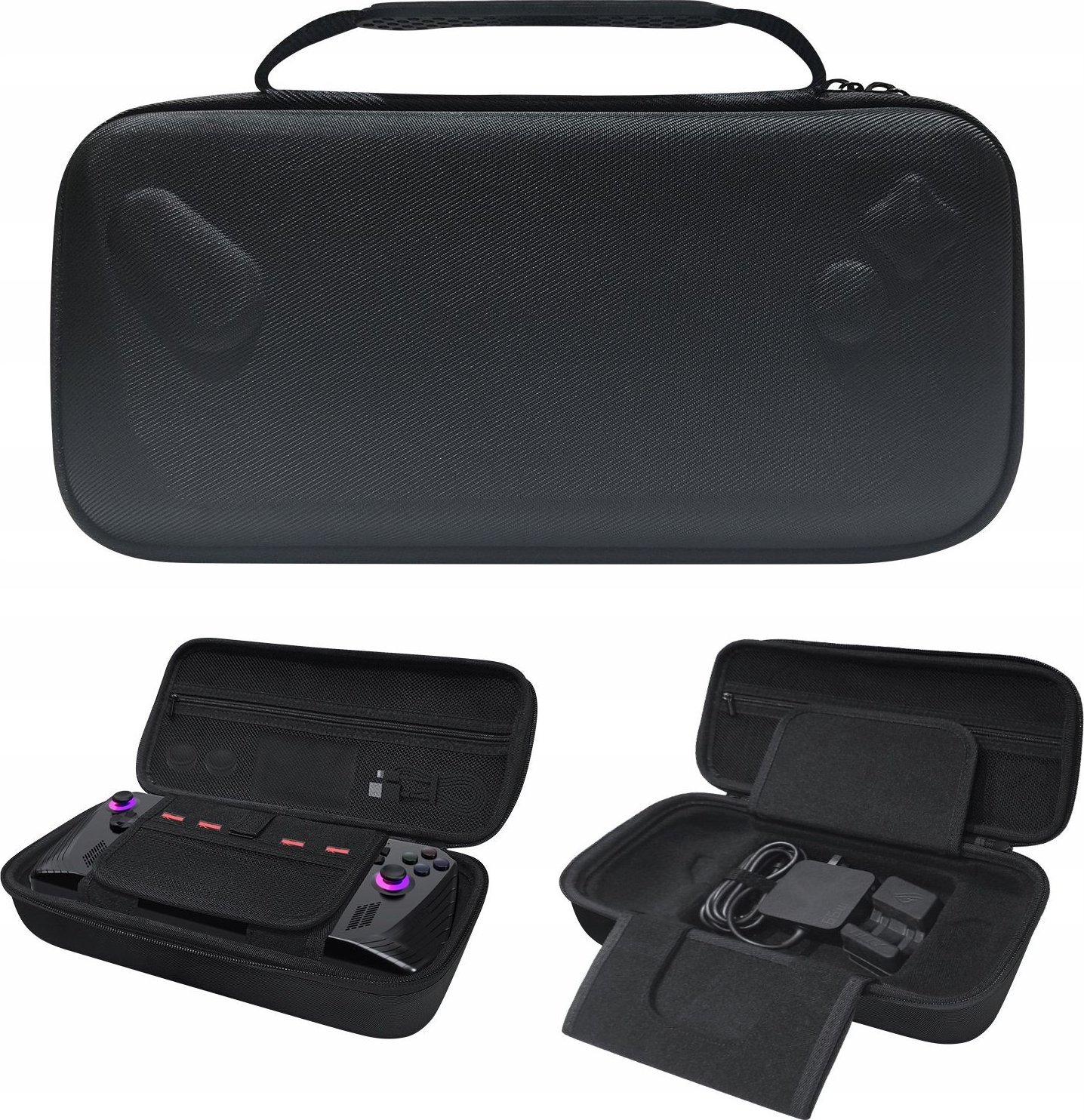 Kuti mbrojtëse JYS për Asus ROG Ally X JYS RAX011, me stendë, e zezë